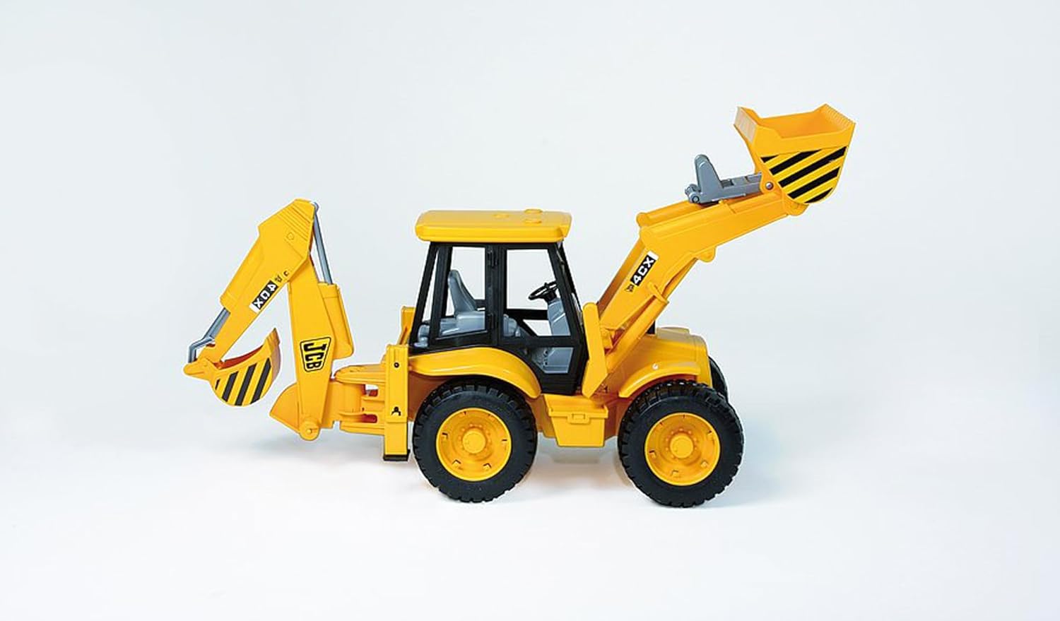 Bruder 2428 JCB 4CX Backhoe Loader Yellow/ Black