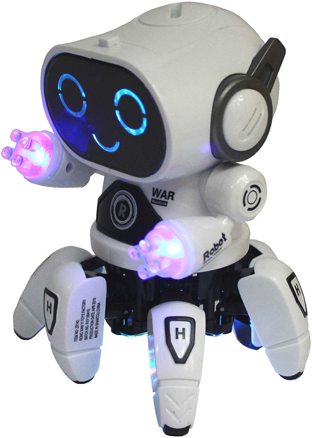 VGRASSP Bot Robot Pioneer Colorful Lights and Music All Direction Movement Dancing Robot Toys for Boys and Girls (Color as per Stock Availability)