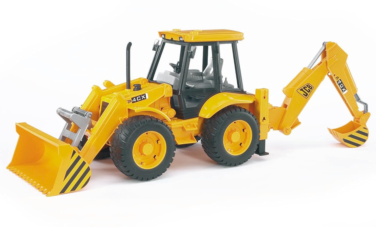 Bruder 2428 JCB 4CX Backhoe Loader Yellow/ Black